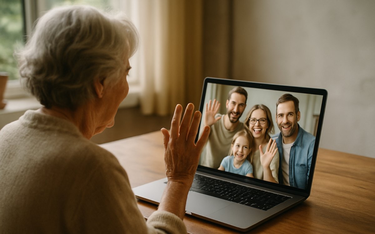 5 ways seniors can stay connected with family at a distance